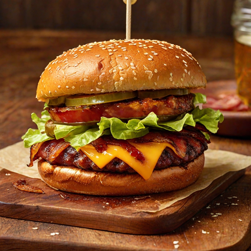 Uno BBQ Bacon Burger Recipe