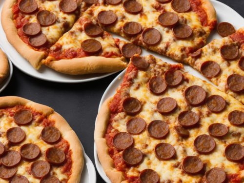 Uno Sausage and Pepperoni Pizza Recipe