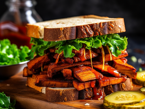 Vegan BBQ Jackfruit Sandwich Recipe
