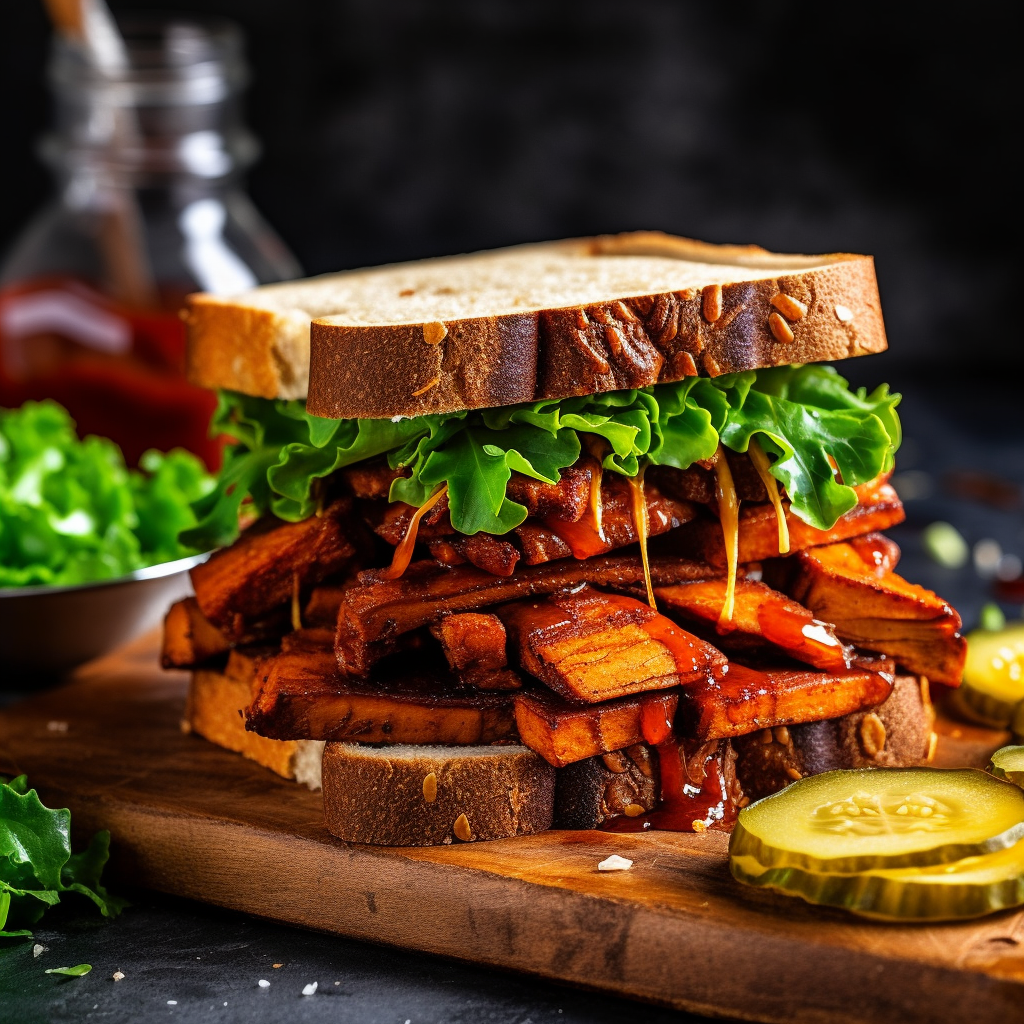 Vegan BBQ Jackfruit Sandwich Recipe