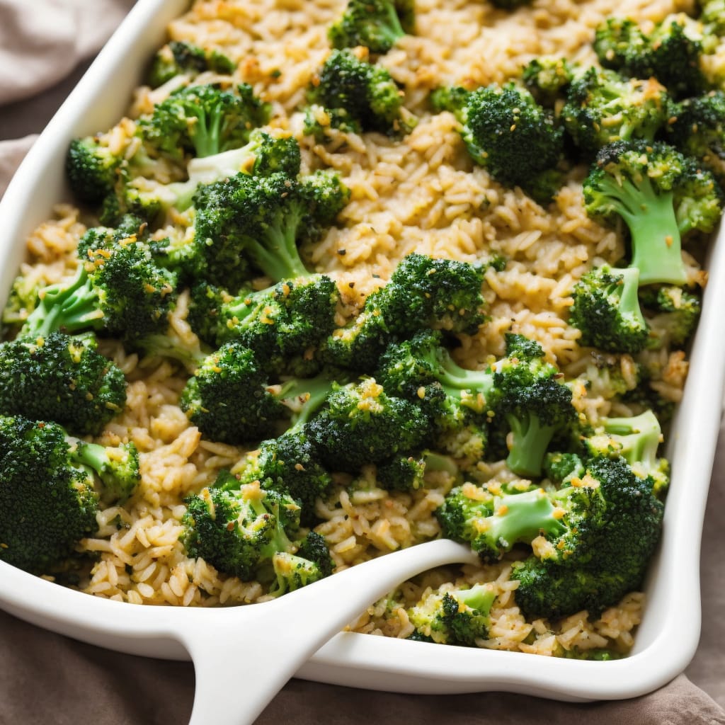 Vegan Broccoli and Rice Casserole Recipe
