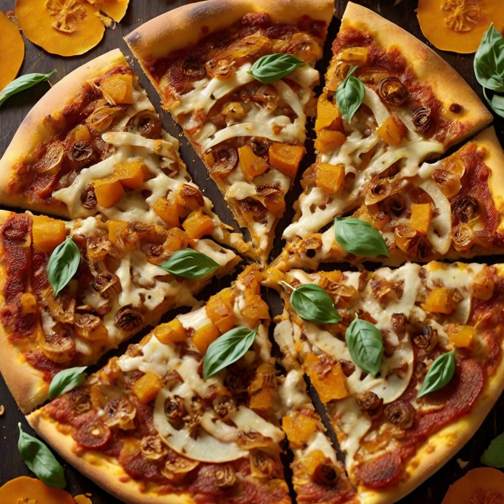 Vegan Butternut Squash and Caramelized Onion Pizza Recipe