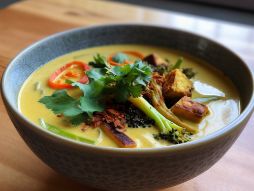 Vegan Coconut Curry Soup Recipe