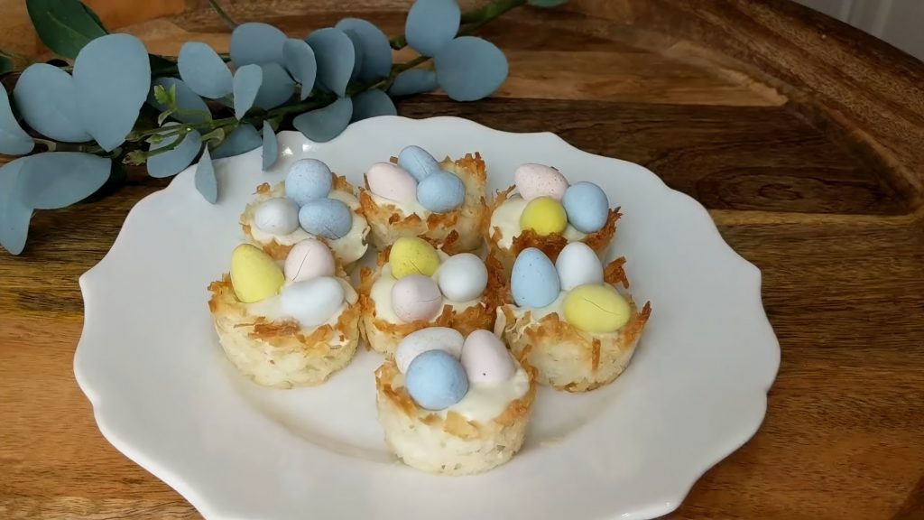 Vegan Easter Coconut Macaroon Nests Recipe