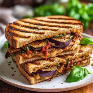 Vegan Eggplant Panini Recipe