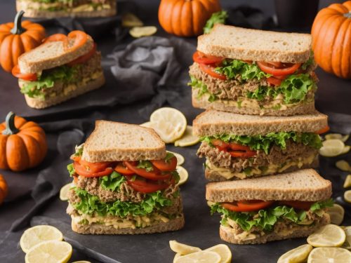 Vegan Halloween Monster Sandwiches