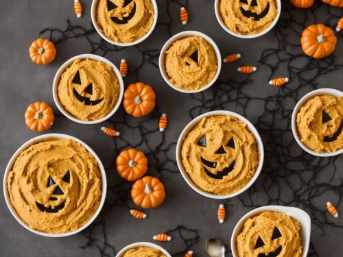 Vegan Halloween Pumpkin Hummus Recipe