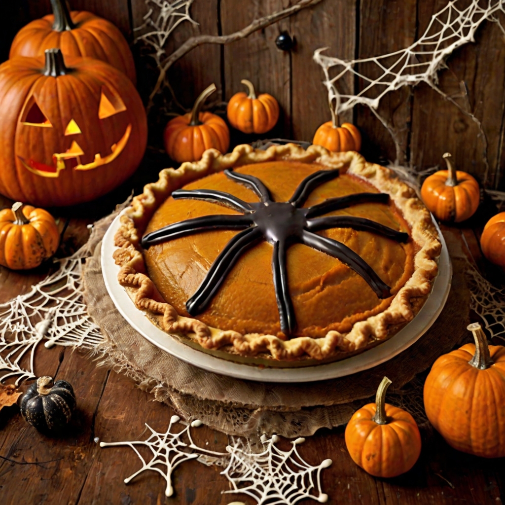 Vegan Halloween Pumpkin Pie