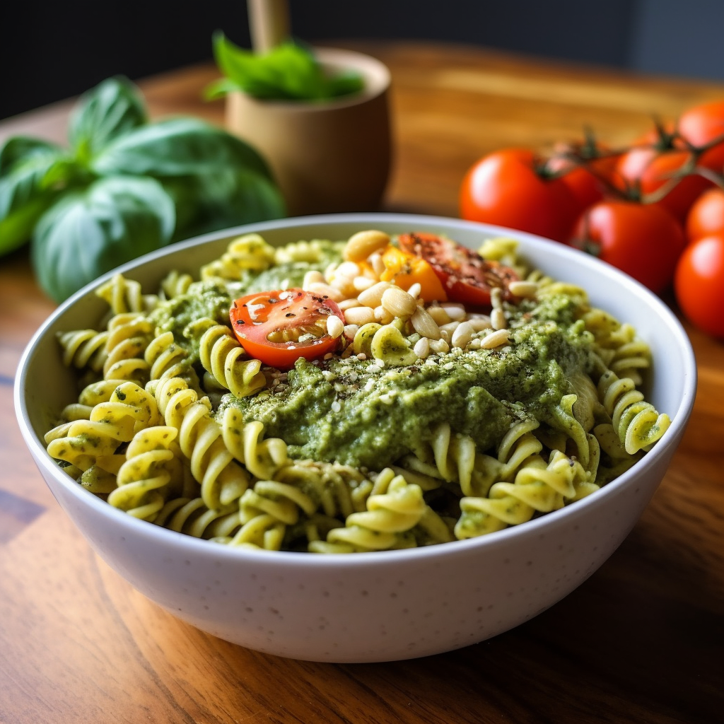 Vegan Pesto Pasta Recipe