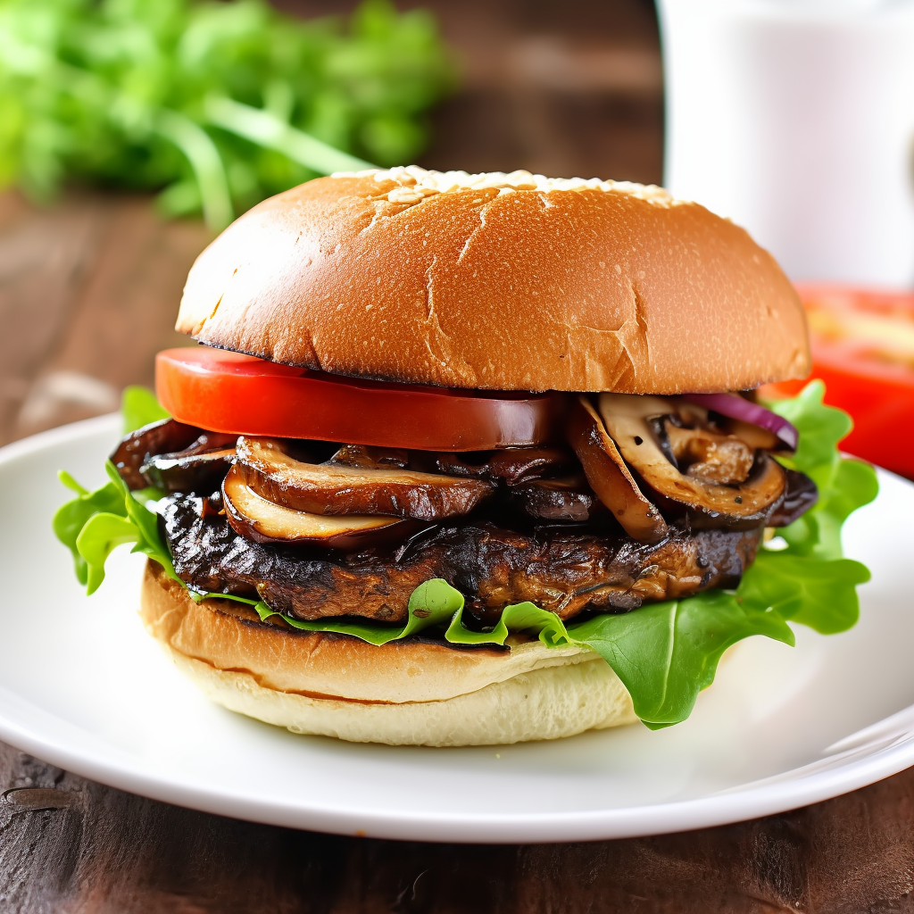 Vegan Portobello Mushroom Burger Recipe