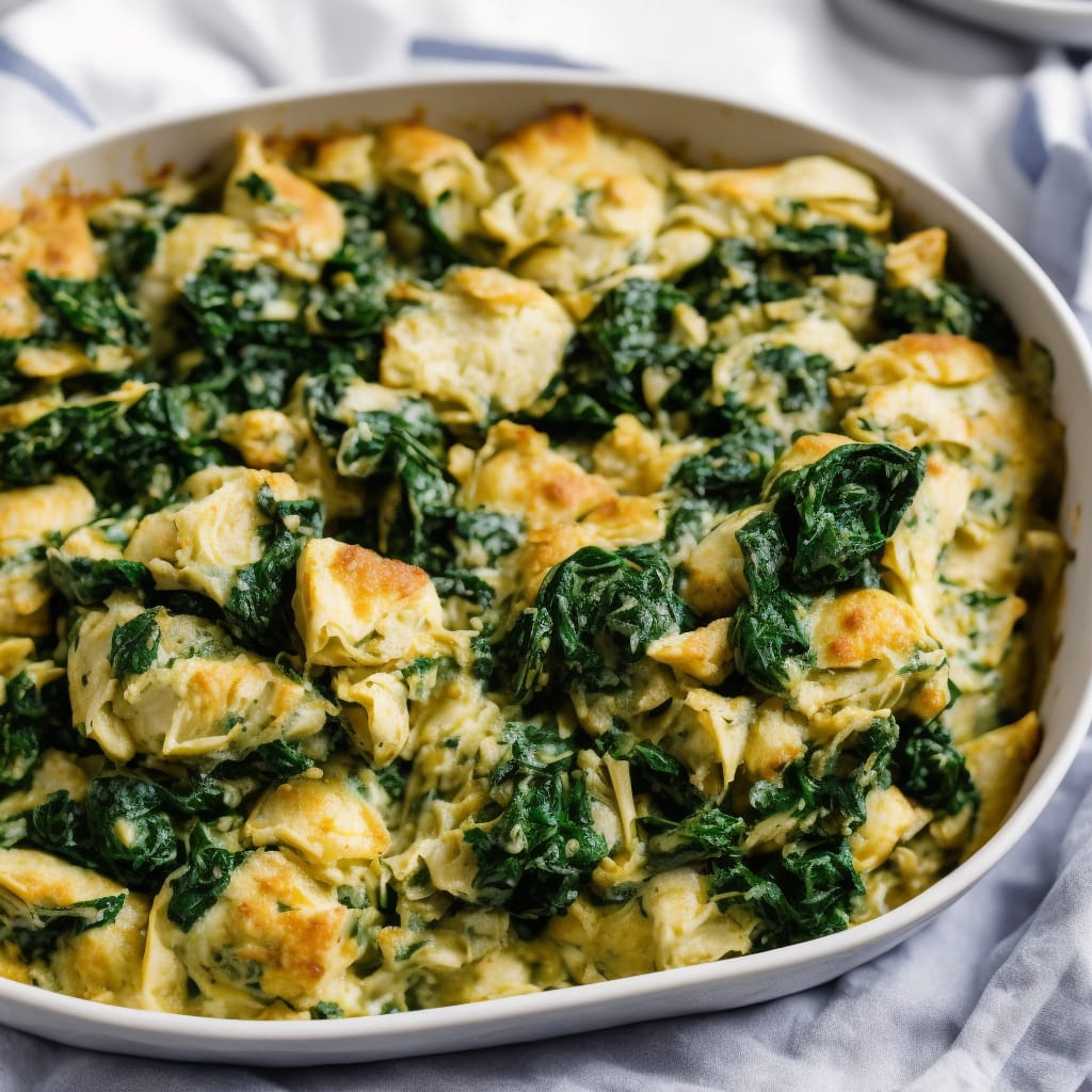 Vegan Spinach and Artichoke Casserole Recipe