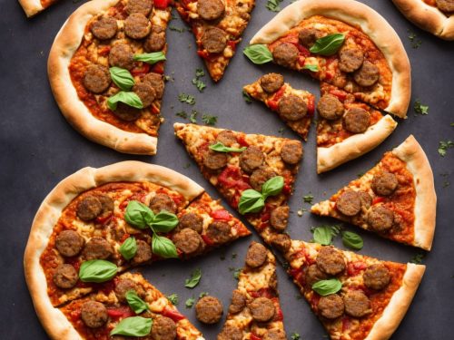 Vegan Tempeh Sausage Pizza Recipe