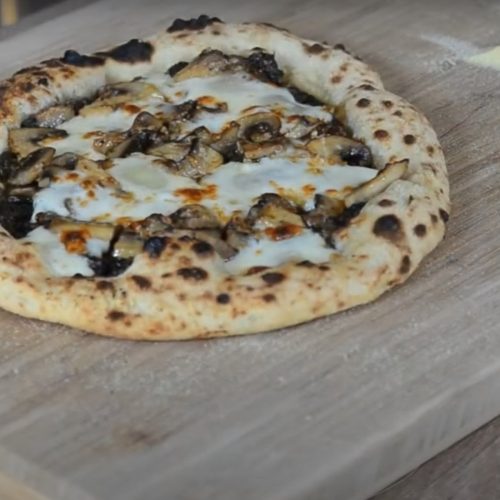 Vegan Truffle and Wild Mushroom Pizza Recipe Recipe