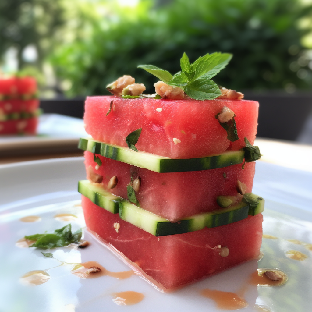 Vegan Watermelon Salad Recipe