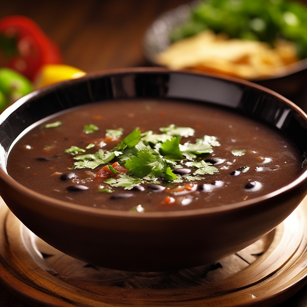 Vegetarian Black Bean Soup Recipe