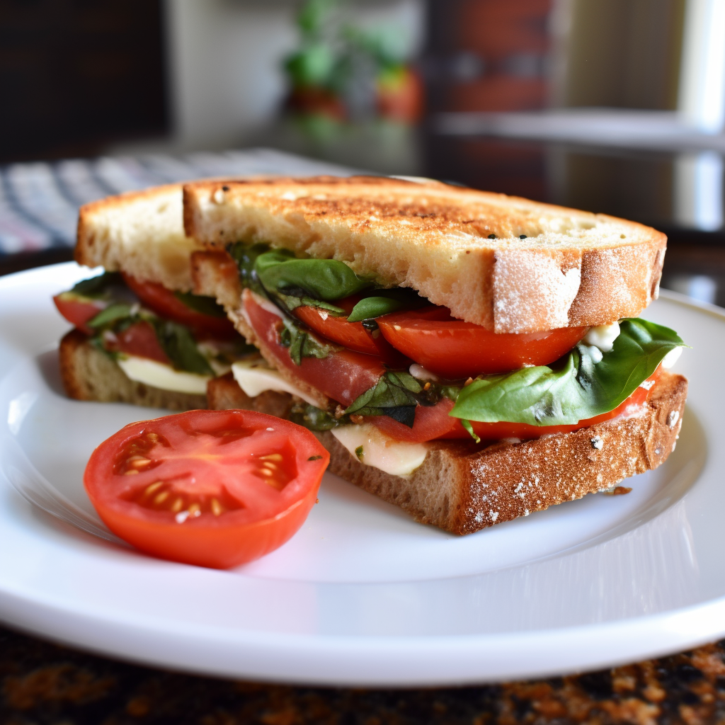 Vegetarian Caprese Sandwich Recipe