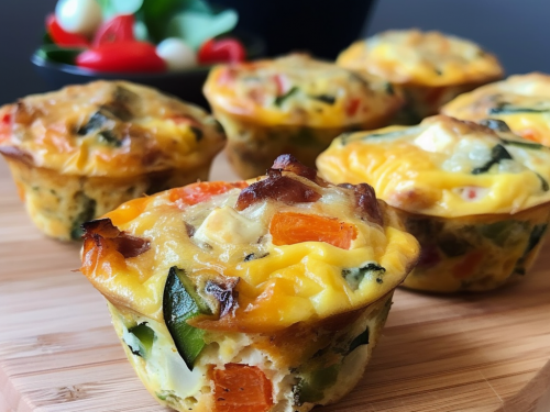 Vegetarian Egg and Vegetable Muffins