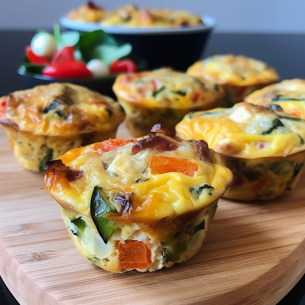 Vegetarian Egg and Vegetable Muffins