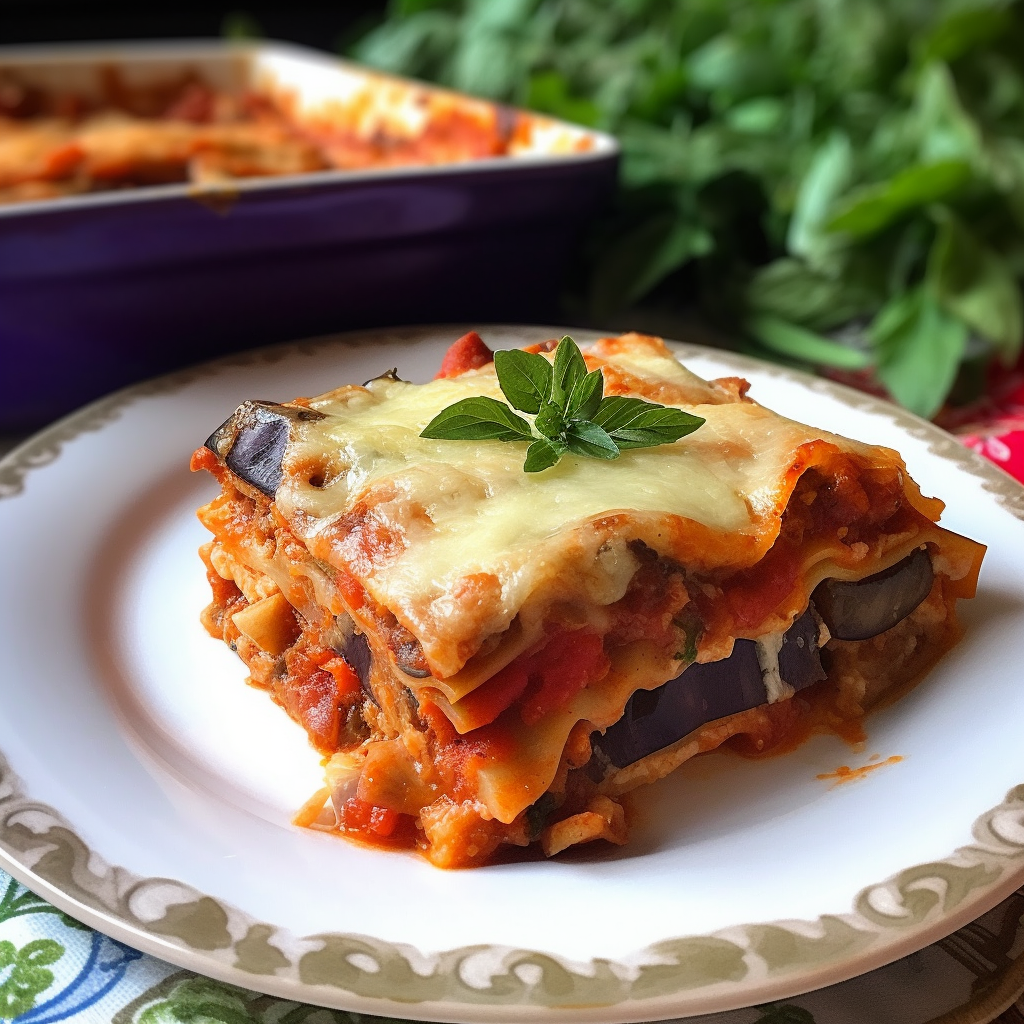 Vegetarian Eggplant Lasagna Recipe
