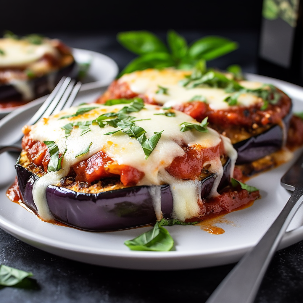 Vegetarian Grilled Eggplant Parmesan Recipe