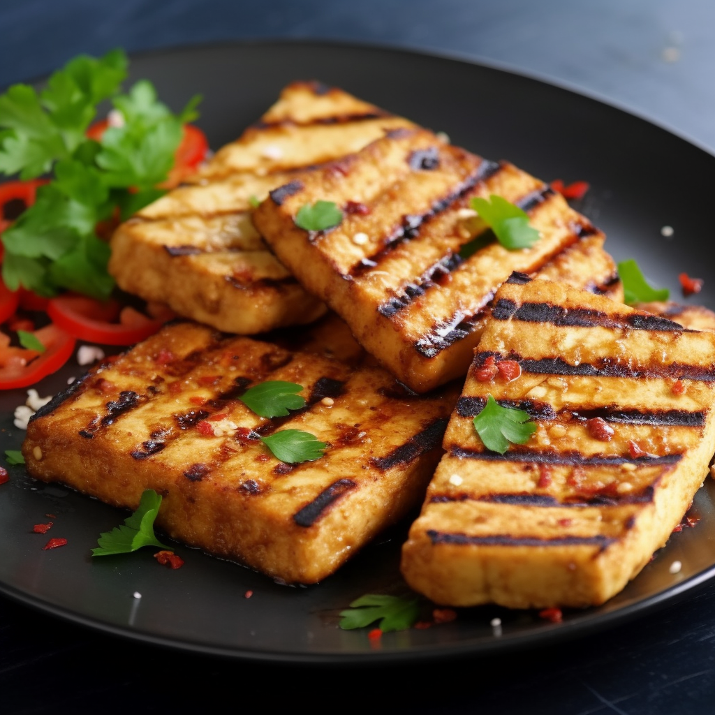 Vegetarian Grilled Tofu Steaks Recipe