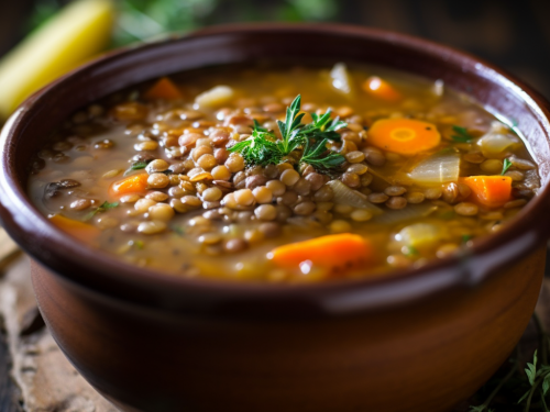 Vegetarian Lentil Soup Recipe