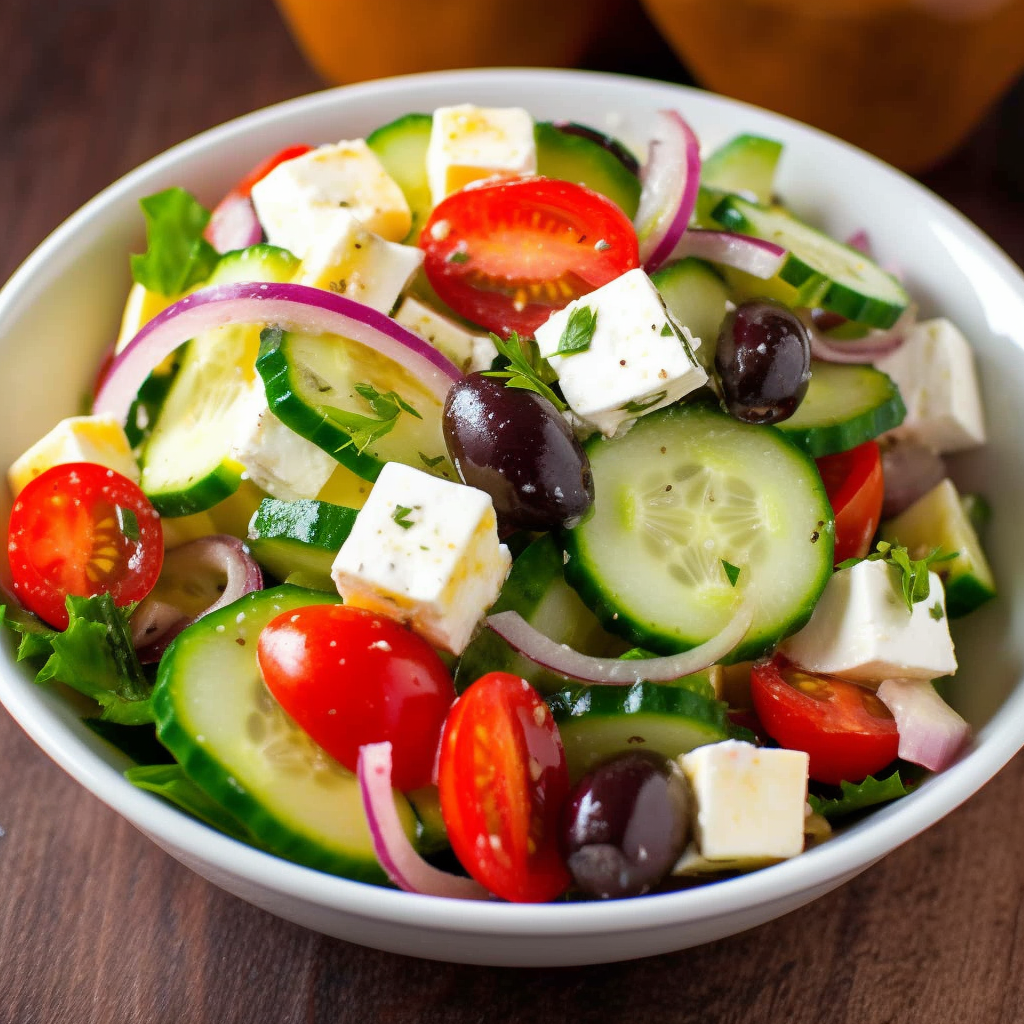 Vegetarian Low Carb Greek Salad Recipe