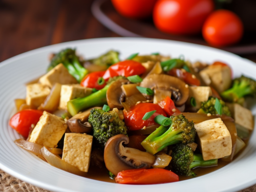 Vegetarian Low Carb Tofu Stir-Fry Recipe