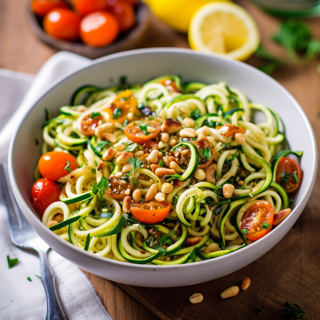 Vegetarian Zucchini Noodles Recipe
