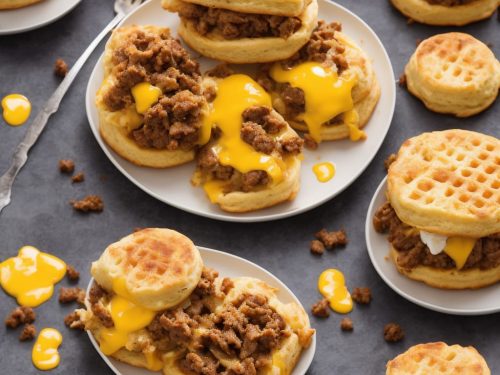 Waffle House Sausage Egg and Cheese Biscuit Recipe