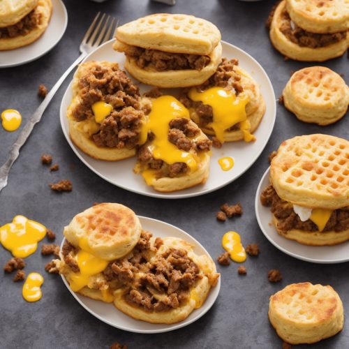 Waffle House Sausage Egg and Cheese Biscuit Recipe