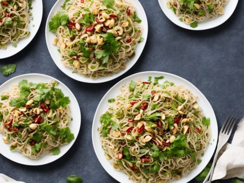 Water Chestnut and Noodle Salad