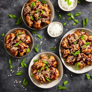 Water Chestnut and Sesame Chicken Recipe