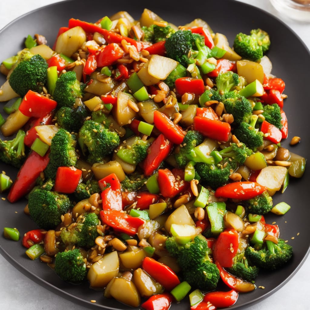 Water Chestnut and Vegetable Stir-Fry