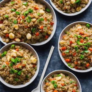 Water Chestnut Fried Rice