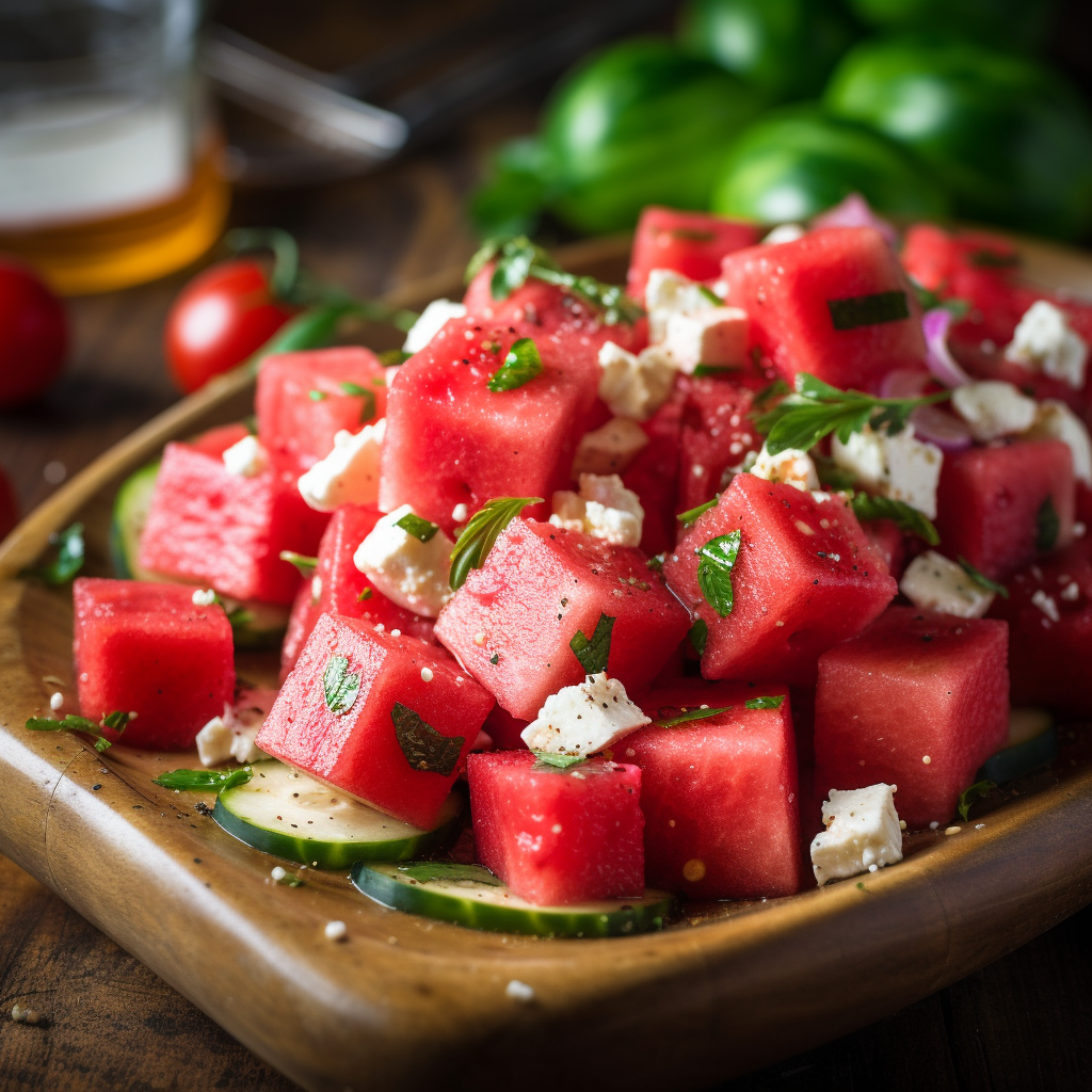 Watermelon and Feta Salad Recipe