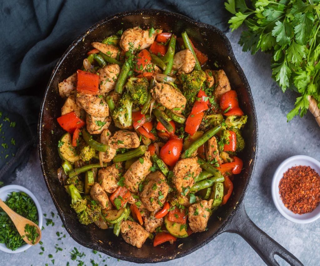 Whole-30-Chicken-and-Vegetable-Skillet-Recipe