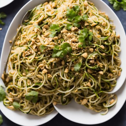 Zucchini Noodle Pad Thai Recipe