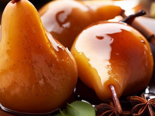 Anise Poached Pears