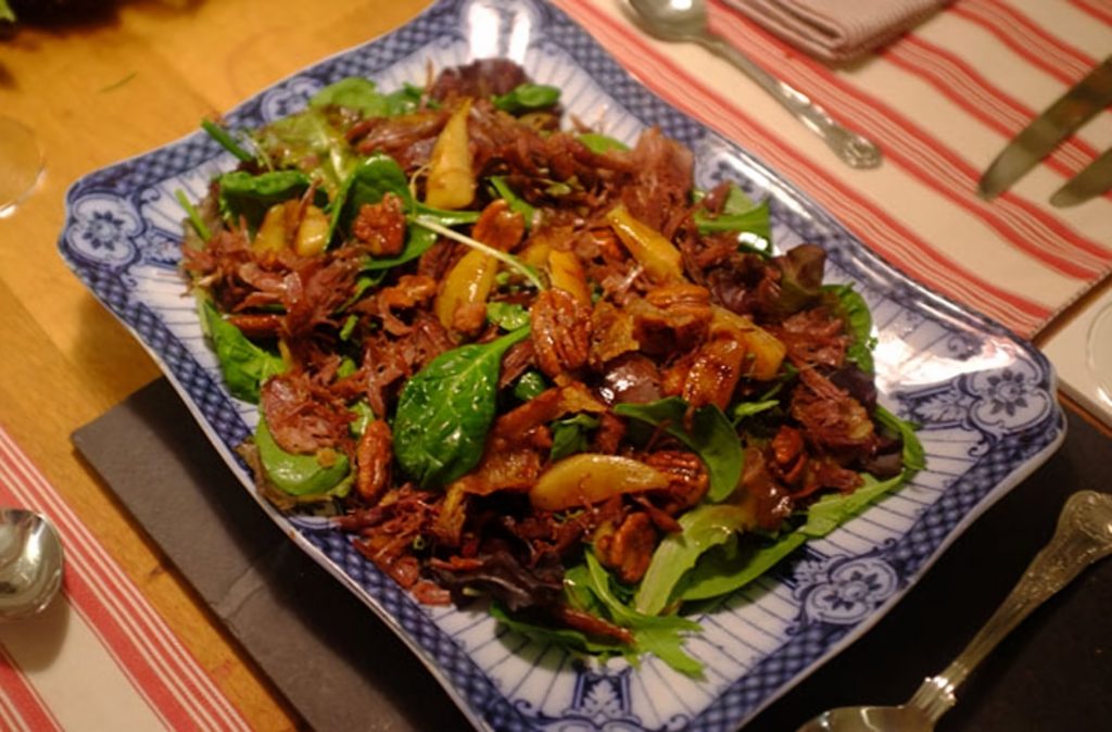 Goose and Pear Salad