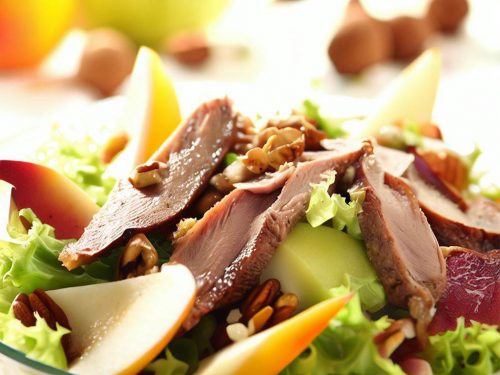Goose and Pear Salad