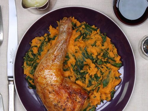 Goose and Sweet Potato Mash