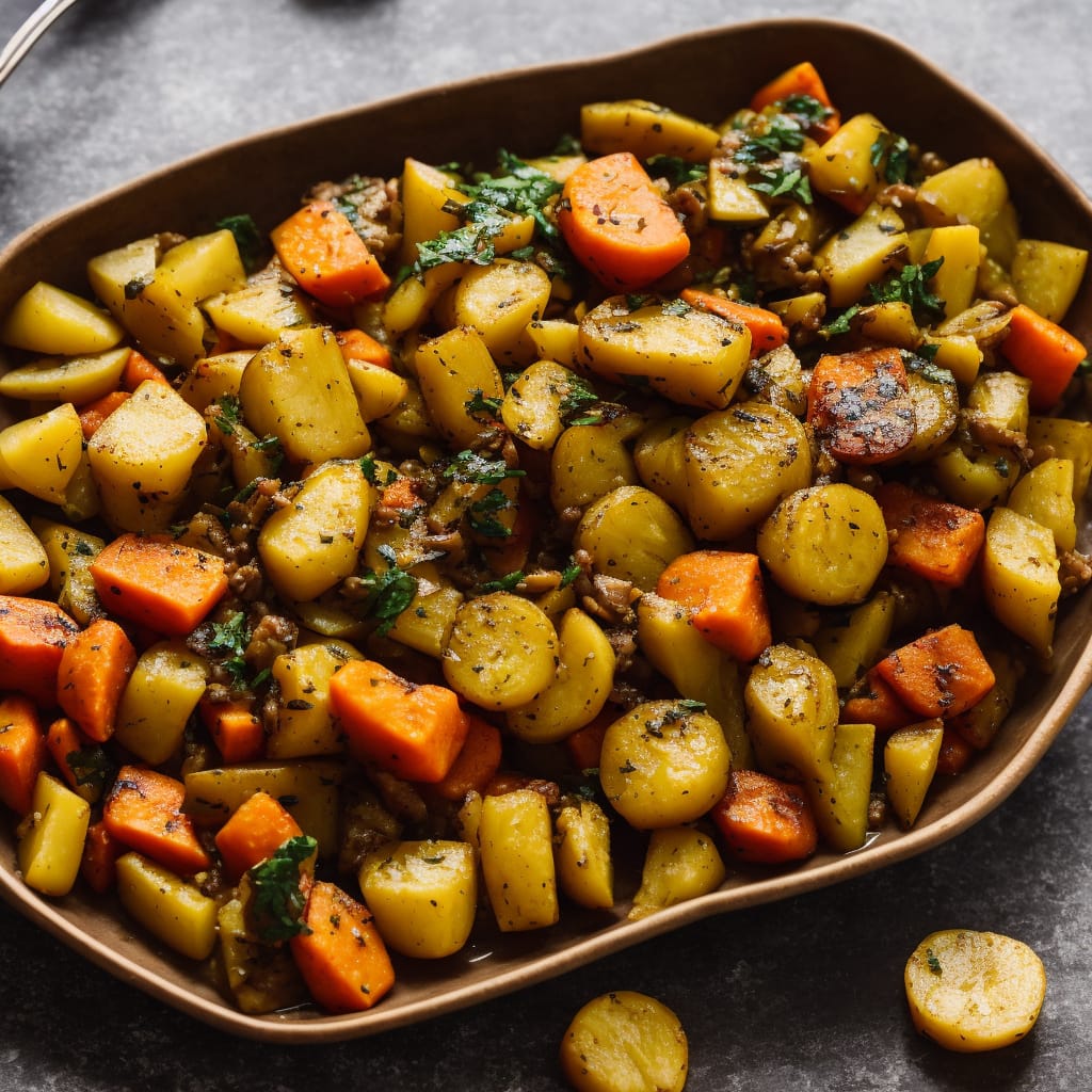 3-in-1 Brown-Buttered Winter Vegetables