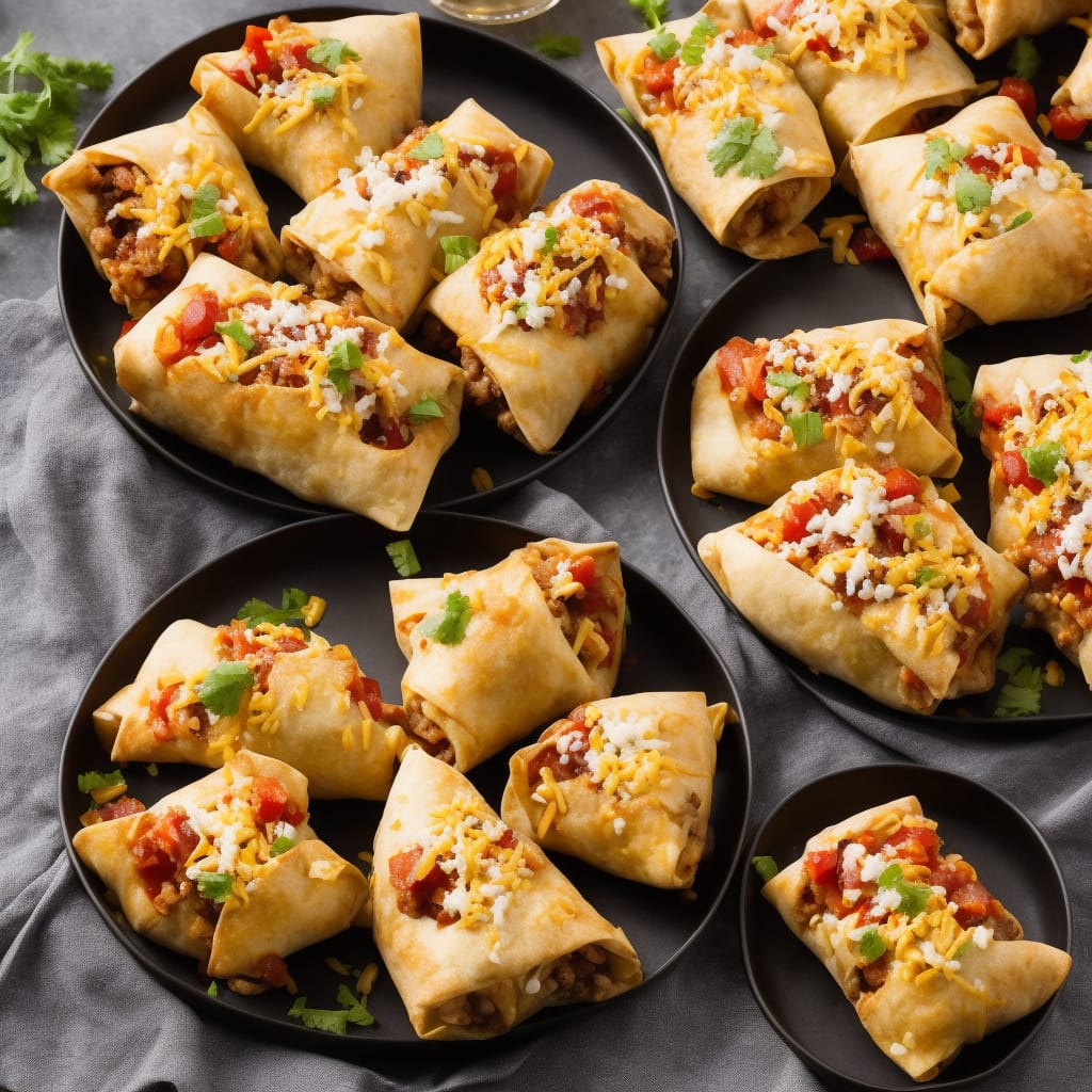 Cheesy Chicken Air Fryer Chimichangas