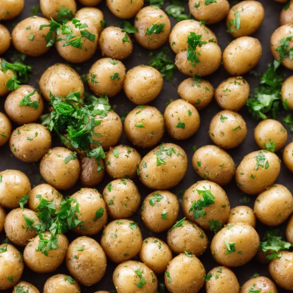Air Fryer Garlic and Parsley Baby Potatoes Recipe