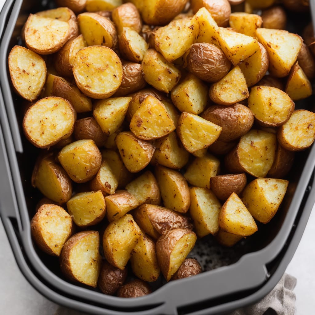 Air-fryer Roasted Canned Potatoes