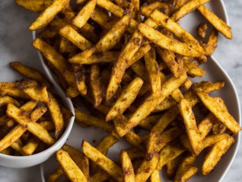 Air Fryer Spicy Dill Pickle Fries