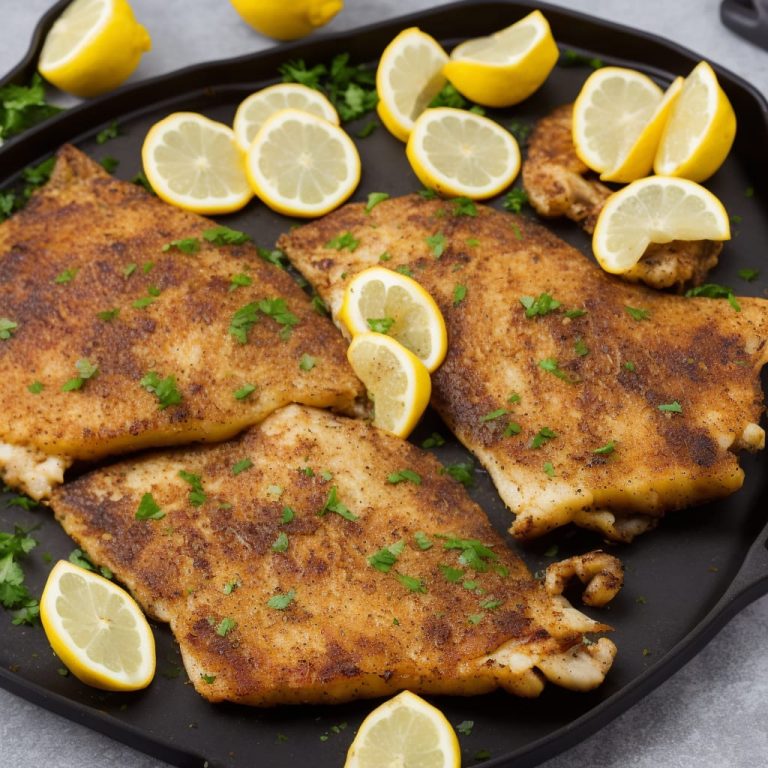 Air Fryer Tilapia with Fresh Lemon Pepper Recipe