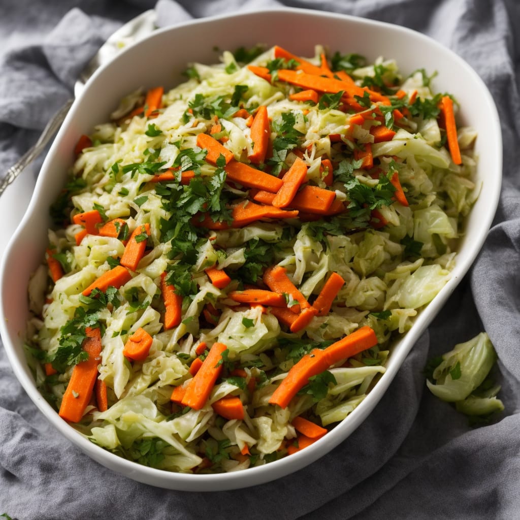 All-in-one Cabbage with Beans & Carrots