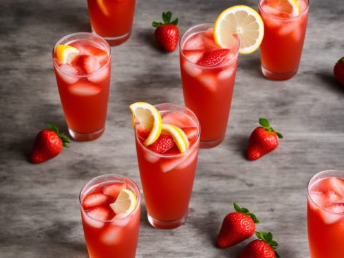 All Natural Strawberry Lemonade